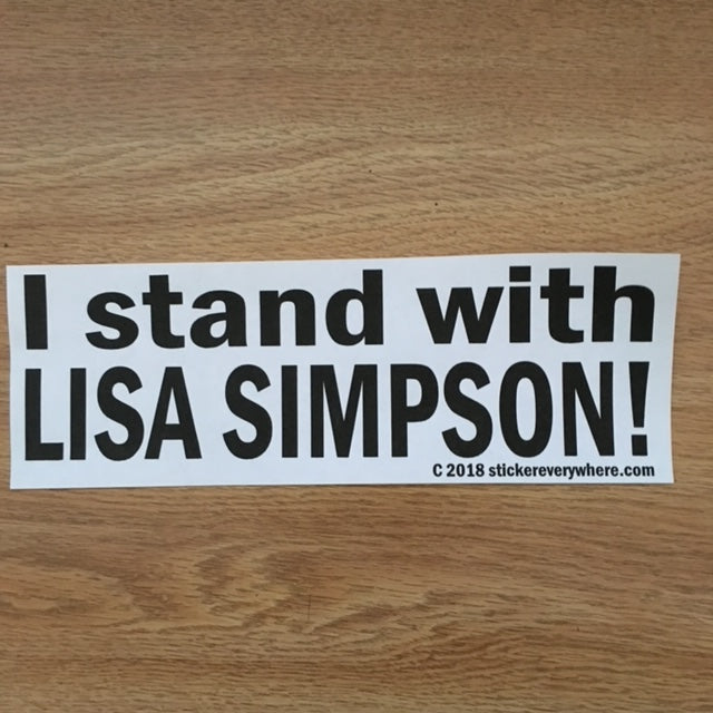 I stand with LISA SIMPSON!